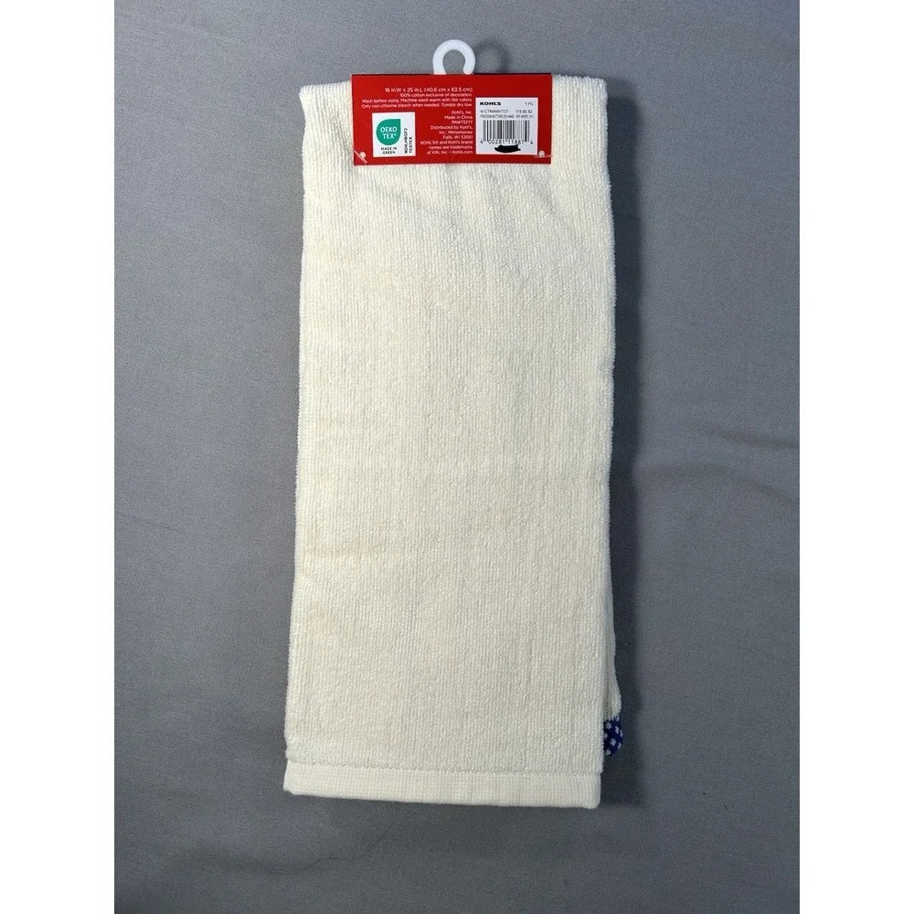 Kohl's OEKO TEX Celebrate Together Americana Freedom hand Towel 16
